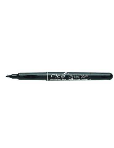 Marcador Permanente Classic Bala Negro [LOTE DE 16 Unidades] PICA