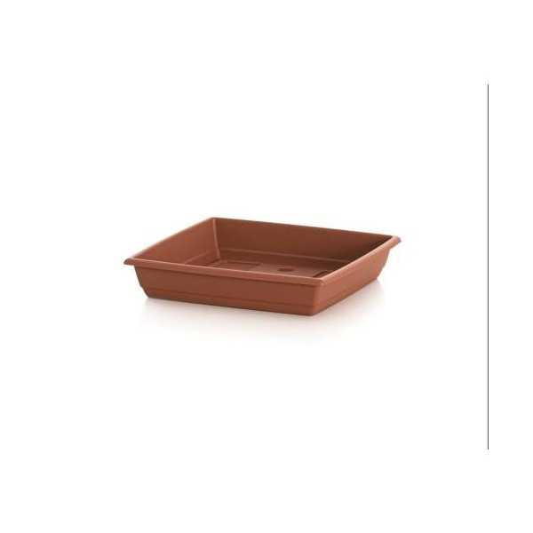 Plato Cuadrado Gardenia 25 X 25 509039 [LOTE DE 42 Unidades] PLASVIDAVI