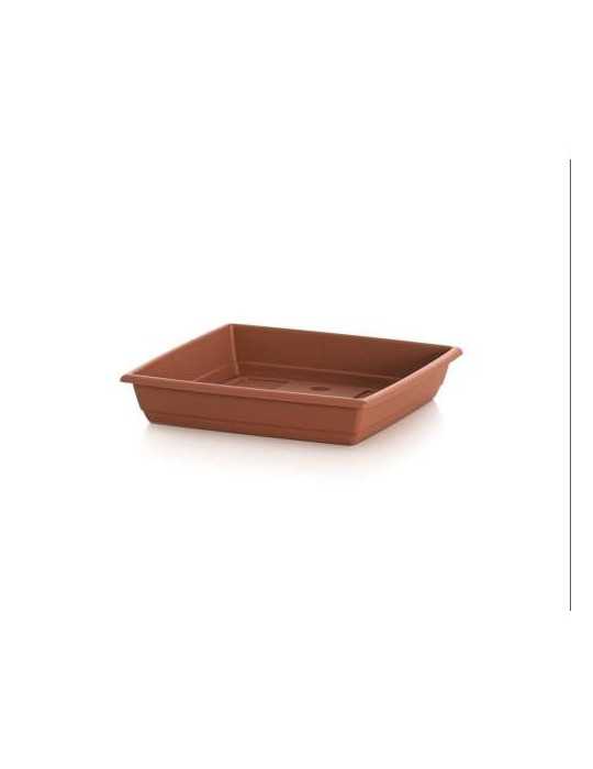 Plato Cuadrado Gardenia 25 X 25 509039 [LOTE DE 42 Unidades] PLASVIDAVI