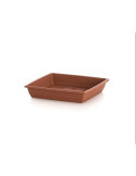 Plato Cuadrado Gardenia 25 X 25 509039 [LOTE DE 42 Unidades] PLASVIDAVI