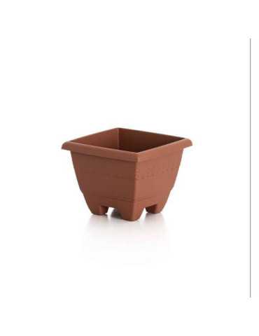 Maceta Cuadrada Gardenia 22X22X17 cm 509089 [LOTE DE 28 Unidades] PLASVIDAVI