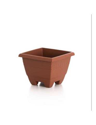 Maceta Cuadrada Gardenia 26X26X21CM 509090 [LOTE DE 18 Unidades] PLASVIDAVI