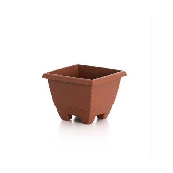 Maceta Cuadrada Gardenia 26X26X21CM 509090 [LOTE DE 18 Unidades] PLASVIDAVI