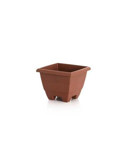 Maceta Cuadrada Gardenia 32X32X25CM 509091 [LOTE DE 12 Unidades] PLASVIDAVI