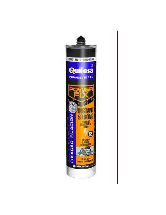 Adhesivo MS Instant Strong Negro 33381 [LOTE DE 4 Unidades] POWER FIX