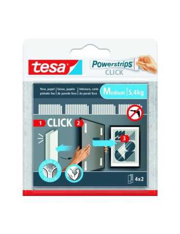 Tiras Cuelga Cuadros Click 4X2 Mediana [LOTE DE 6 Unidades] POWERSTRIPS