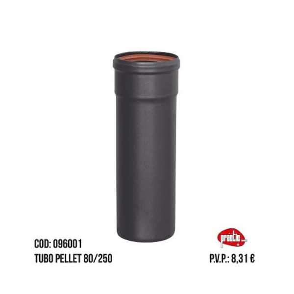 Tubo Pellet 80/250 096001 [LOTE DE 4 Unidades] PRACTIC