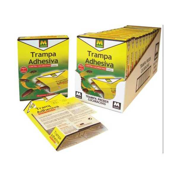 Trampa Adhesiva Cucarachas 231708 [LOTE DE 4 Unidades] PREBEN