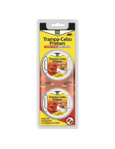 Trampa-Cebo Cucarachas 231513 [LOTE DE 4 Unidades] PREBEN