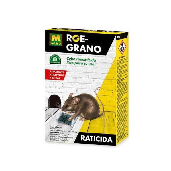 Raticida Roe Grano 150 gr 230260 [LOTE DE 8 Unidades] PREBEN