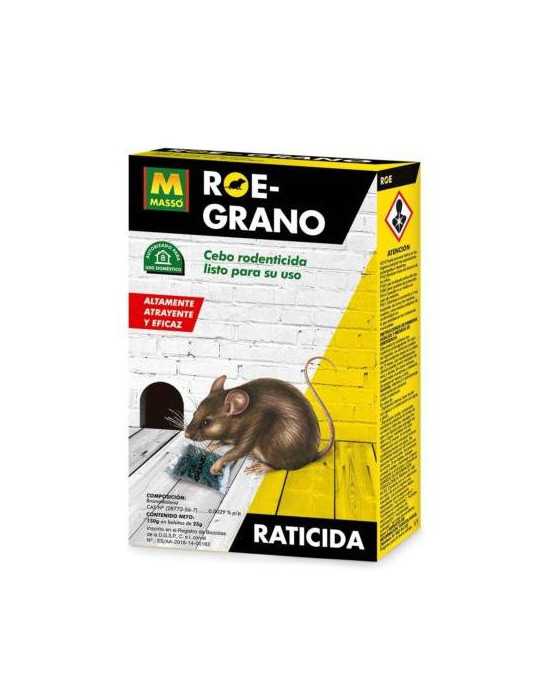 Raticida Roe Grano 150 gr 230260 [LOTE DE 8 Unidades] PREBEN