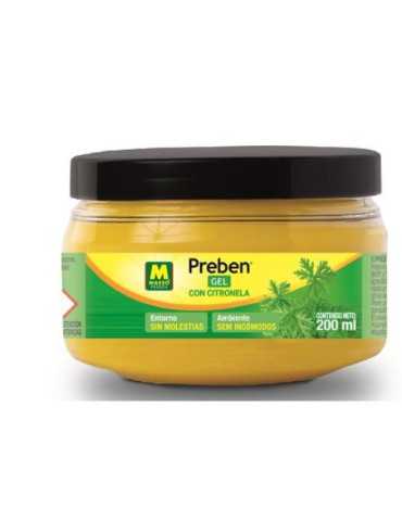 Gel con Citronela 200ML 231267 [LOTE DE 4 Unidades] PREBEN