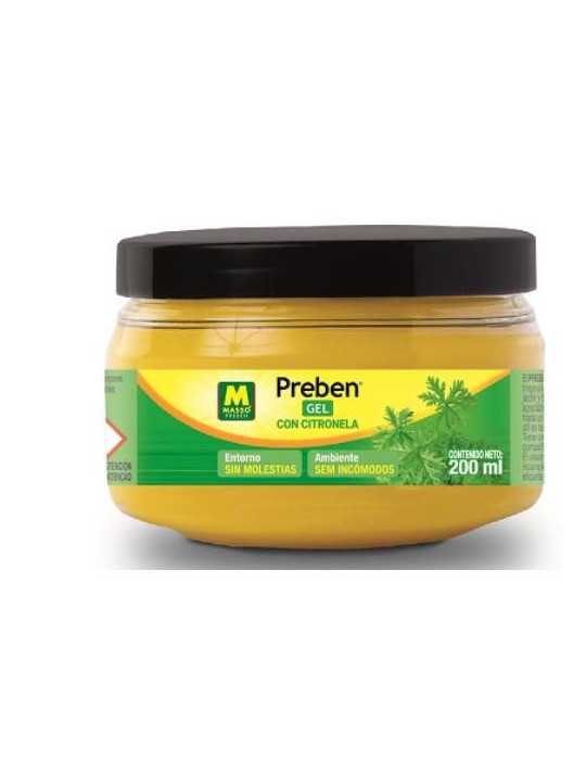 Gel con Citronela 200ML 231267 [LOTE DE 4 Unidades] PREBEN