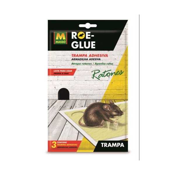 Trampa Adhesiva Ratones Roe Glue (3) 231185 [LOTE DE 8 Unidades] PREBEN