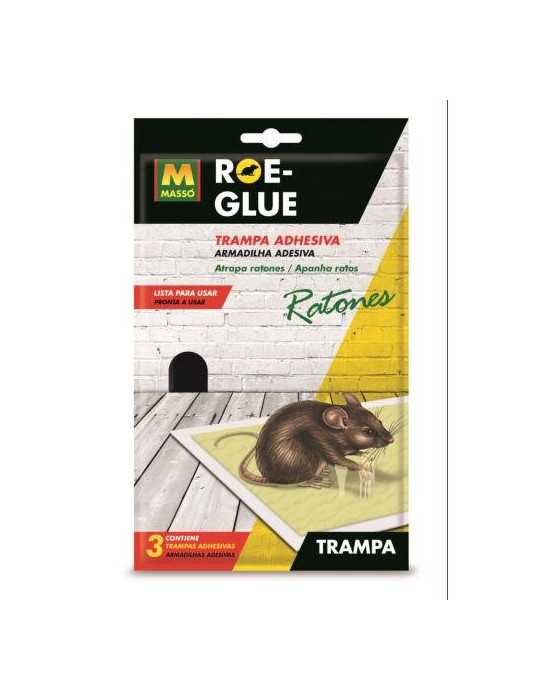 Trampa Adhesiva Ratones Roe Glue (3) 231185 [LOTE DE 8 Unidades] PREBEN