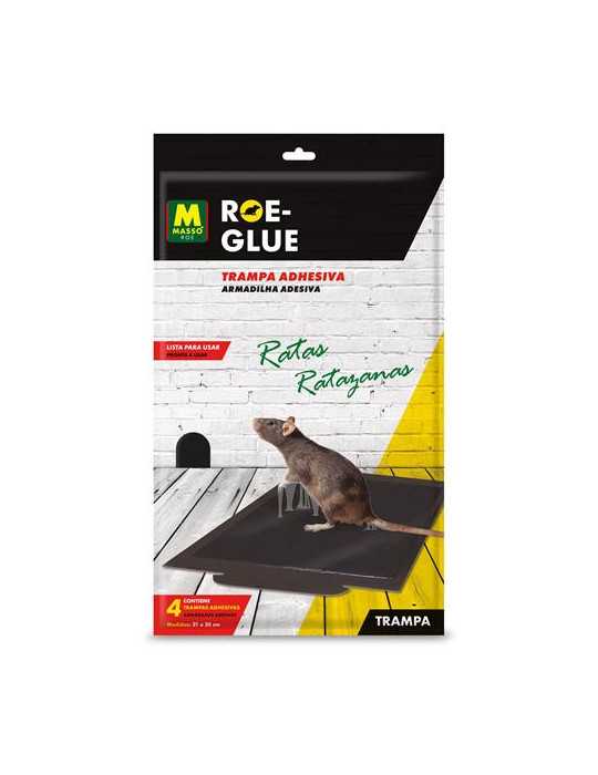 Trampa Adhesiva Ratas 4 Ud Roe -Glue 231740 [LOTE DE 4 Unidades] PREBEN