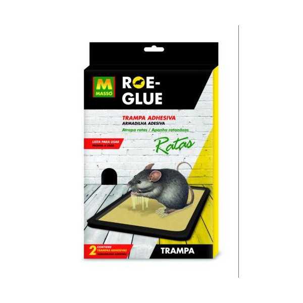 Trampa Adhesiva Ratas Roe Glue (2) 231556 [LOTE DE 4 Unidades] PREBEN