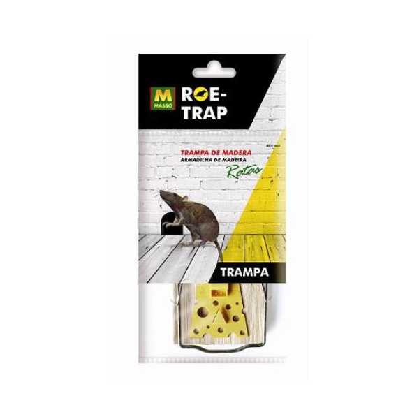 Trampa de Madera para Ratas Roe-Trap 231592 [LOTE DE 8 Unidades] PREBEN