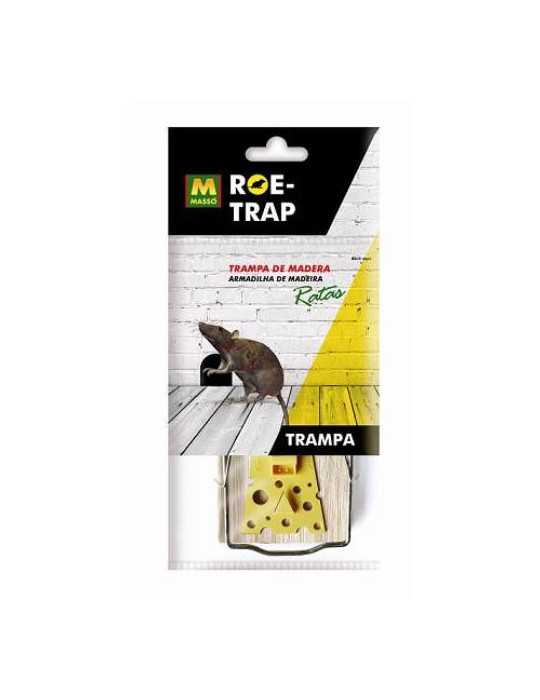 Trampa de Madera para Ratas Roe-Trap 231592 [LOTE DE 8 Unidades] PREBEN
