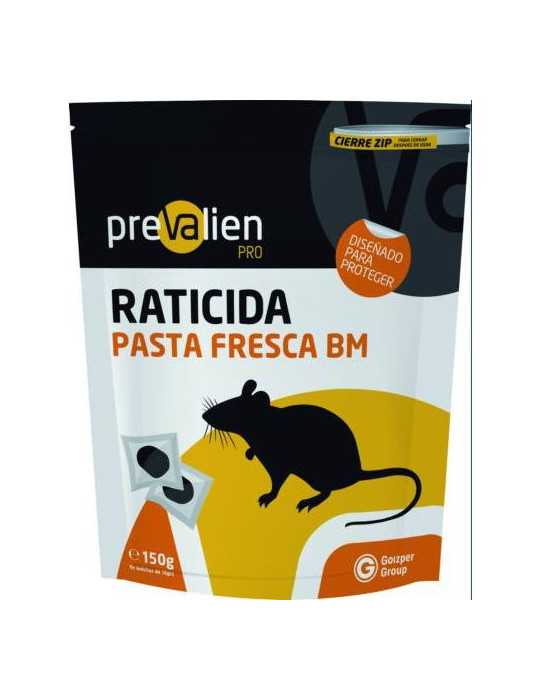 Raticida Pasta Fresca 150 gr [LOTE DE 6 Unidades] PREVALIEN