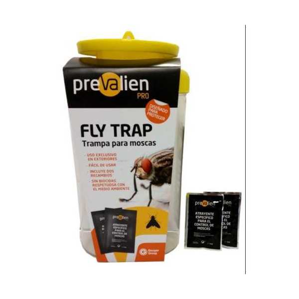 Trampa Moscas con Atrayente FLY Trap [LOTE DE 4 Unidades] PREVALIEN