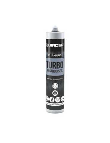 Sellador Polímero Fija Plus Turbo Gris 290ML [LOTE DE 4 Unidades] QUIADSA