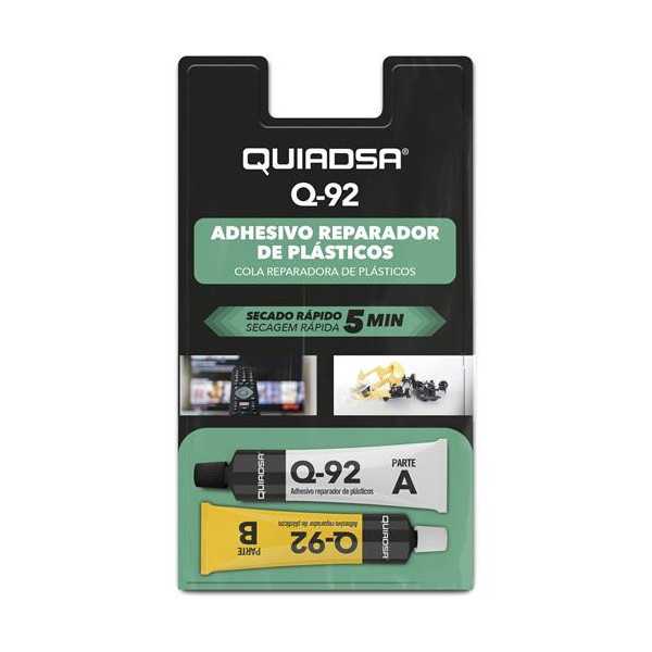 Adhesivo Reparador Plasticos 24ML Q-92 [LOTE DE 6 Unidades] QUIADSA