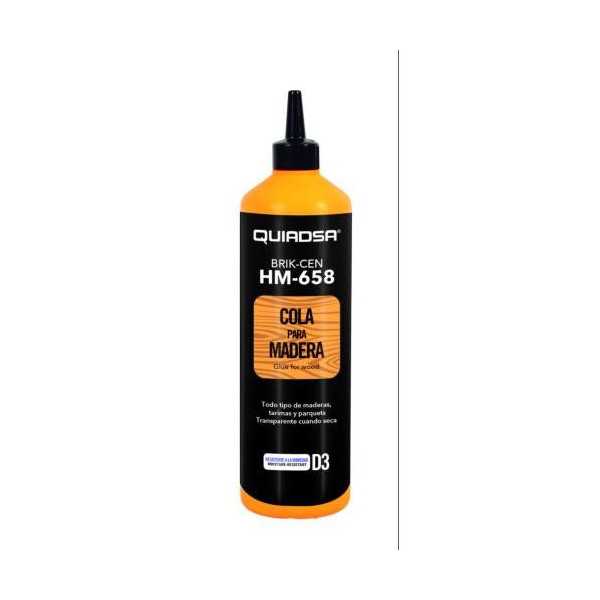 Cola Blanca Resistente Humedad 750GR HM-658 [LOTE DE 6 Unidades] QUIADSA