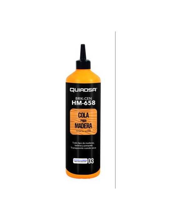Cola Blanca Resistente Humedad 750GR HM-658 [LOTE DE 6 Unidades] QUIADSA