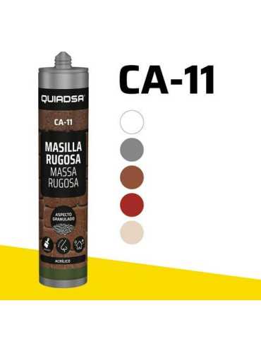 Masilla Rugosa CA-11 Rojo Teja 300ML PT00005399 [LOTE DE 6 Unidades] QUIADSA