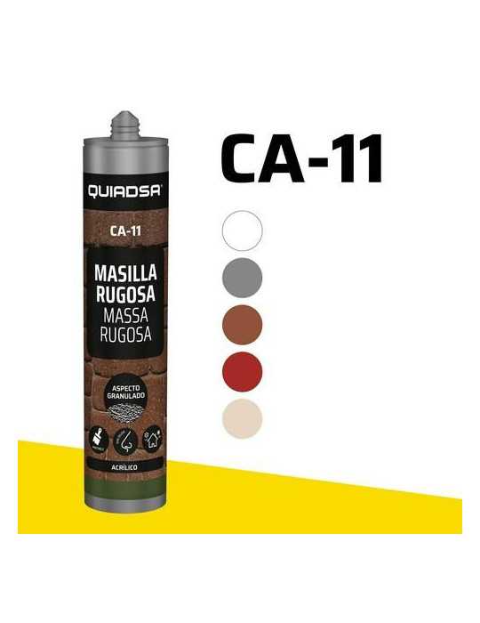 Masilla Rugosa CA-11 Rojo Teja 300ML PT00005399 [LOTE DE 6 Unidades] QUIADSA
