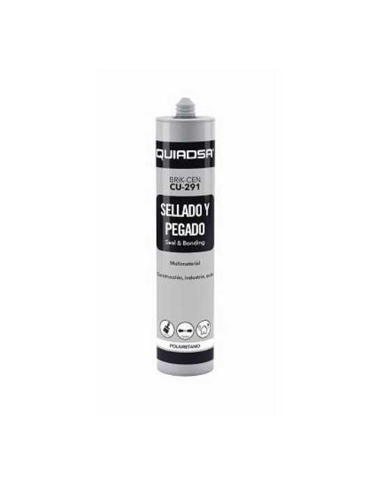 Sellador POLIU. 300ML. BRIK-CEN CU-291 Blanco [LOTE DE 6 Unidades] QUIADSA