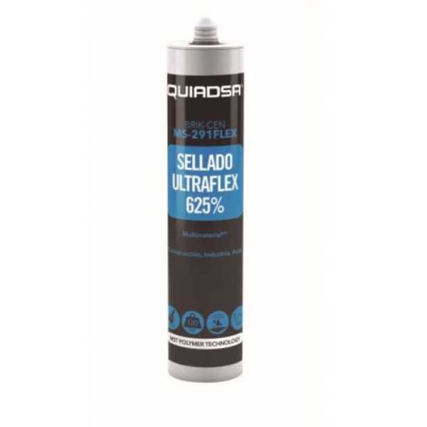 Sellador Brik-Cen MS-291 Flex 290ML Gris [LOTE DE 6 Unidades] QUIADSA