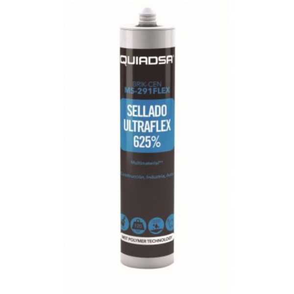 Sellador Brik-Cen MS-291 Flex 290ML Negro [LOTE DE 6 Unidades] QUIADSA
