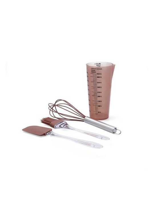 Set 3 Gadgets Cocina Silicon con Cubo RTS Creta [LOTE DE 6 Unidades] QUID