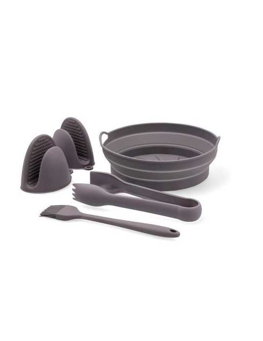 Set 5 Accesorios Silicona Air Fryer Creta [LOTE DE 4 Unidades] QUID