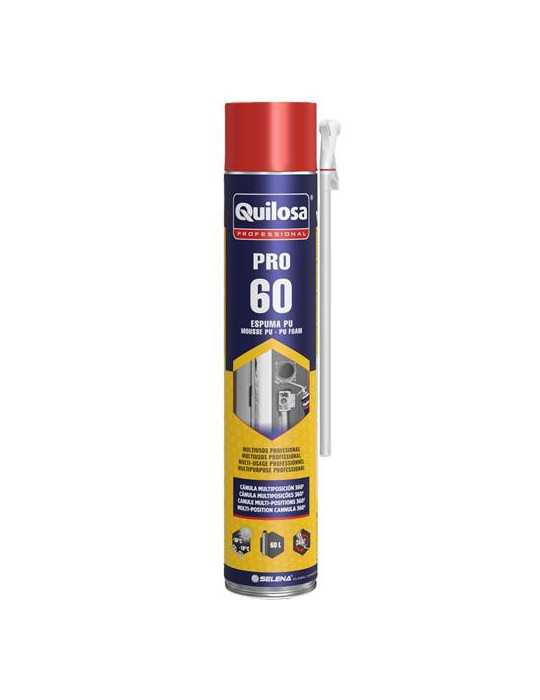 Espuma Poliuretano Profesional PRO 60L [LOTE DE 4 Unidades] QUILOSA