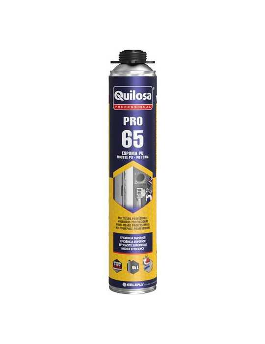 Espuma Poliuretanp Profesional 65 Pistola 750ML [LOTE DE 4 Unidades] QUILOSA