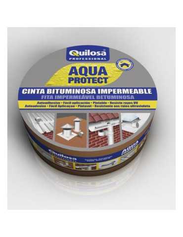 Cinta Bituminosa Autoadhesiva 10M.X10CM. NEGRA [LOTE DE 2 Unidades] QUILOSA