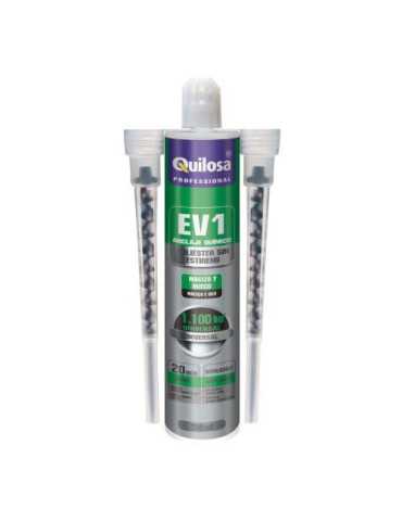 Taco Anclaje Químico EVOLUTION1 Pol. sin ESTIR. 300ML [LOTE DE 4 Unidades] QUILOSA