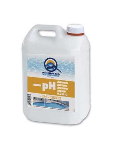Reductor PH Líquido 5L 203205 [LOTE DE 4 Unidades] QUIMICAMP