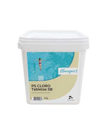 Cloro Lento Tableta 250GR 5KG Bluexpert BN1705 QUIMICAMP