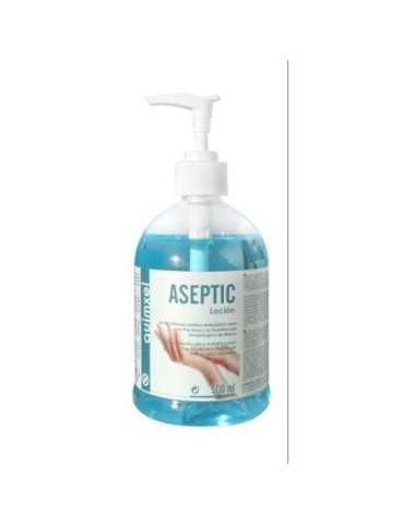 Locion Hidroalcoholica Aseptic 500ML 0470130 [LOTE DE 4 Unidades] QUIMXEL