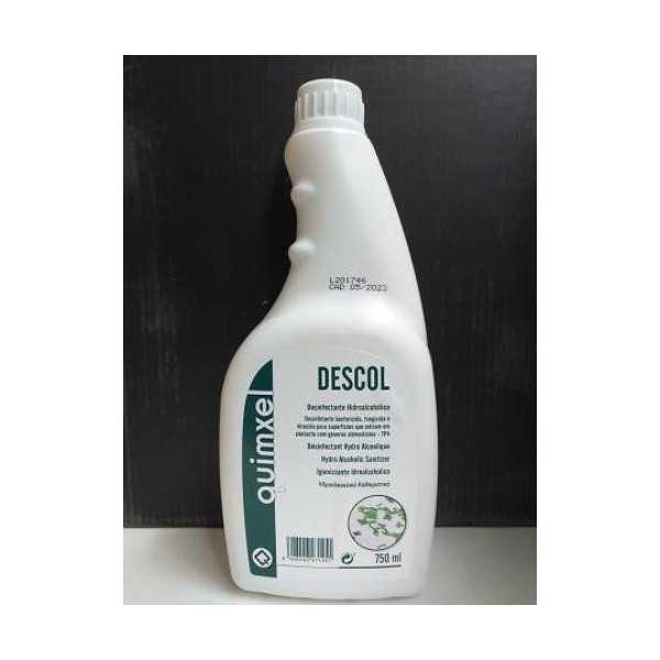 Desinfectante Hidroalcoholico Superficies 750ML [LOTE DE 6 Unidades] QUIMXEL