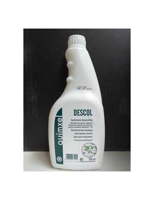 Desinfectante Hidroalcoholico Superficies 750ML [LOTE DE 6 Unidades] QUIMXEL