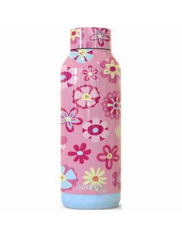 Botella Kids Inoxidable Solid Flowers 510ML [LOTE DE 2 Unidades] QUOKKA