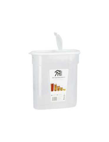 Bote con Tapa Dispensadora 4L Blanco 4139 [LOTE DE 14 Unidades] RAYDAN