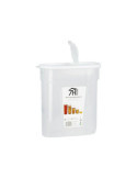 Bote con Tapa Dispensadora 4L Blanco 4139 [LOTE DE 14 Unidades] RAYDAN