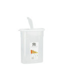 Bote con Tapa Dispensadora 2,4L Blanco 4138 [LOTE DE 20 Unidades] RAYDAN