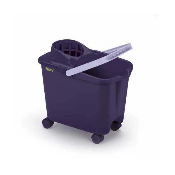 Cubo con Ruedas+escurridor 14LITROS Lila 32532 [LOTE DE 2 Unidades] RAYEN